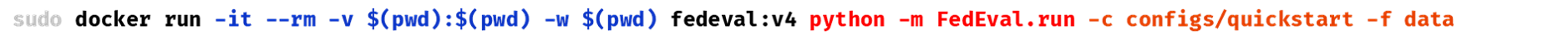 docker run command